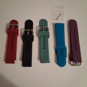 Smartwatch Replacement Bands - Red, Black, Green, Blue, Purple